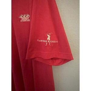 F&G  Tech Fairway Greene Desert Mountain polo XL